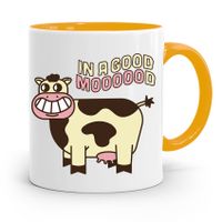 Kubek Żółty Weterynarza In A Good Mooood Prezent Z Nadrukiem Ze Zdjęciem