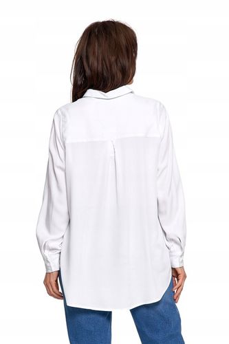 ELEGANCKA KOSZULA DAMSKA OVERSIZE WYDŁUŻONY TYŁ MODNA BLUZKA MORAJ na Arena.pl