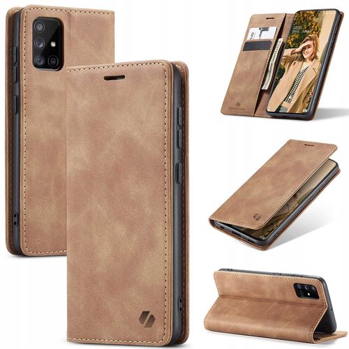 Spacecase Wallet Galaxy A71 Light Brown na Arena.pl