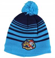 CZAPKA ZIMOWA DZIECIĘCA Z POMPONEM CIEPŁA CHŁOPIĘCA POLAR SHERPA 54 JASNA