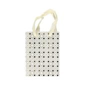 torebki papierowe białe złote romby 20x8x15 (5)