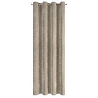 Zasłona gotowa NILO 140x250 kawa szenil na przelotkach beżowa