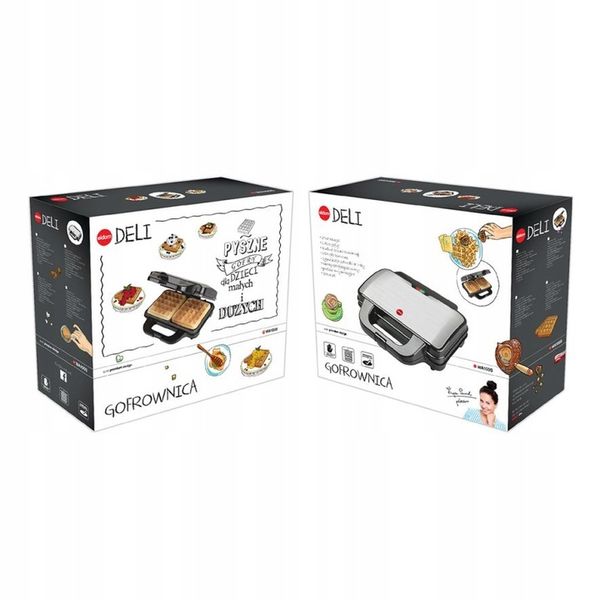 Gofrownica Eldom WA100S 1000W srebrna zdjęcie 11