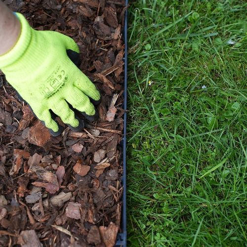 OBRZEŻE OGRODOWE 10m czarny 4,5cm trawnikowe border tworzywo + kotwy na Arena.pl