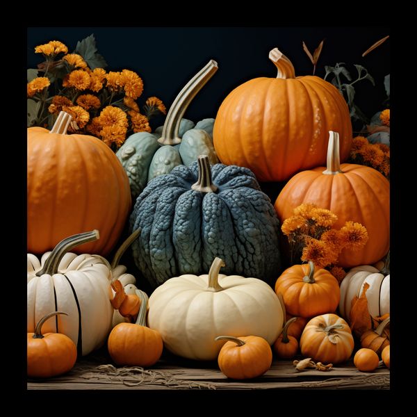 Plakat 20x20cm Jesienne Urodzaje zdjęcie 2