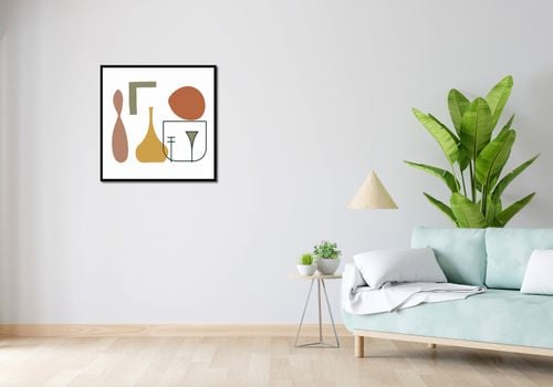 Plakat 70x70cm Naczynia na Arena.pl