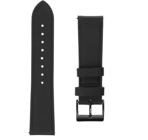 Pasek FIXED Leather Strap do Smartwatch (20mm) wide black na Arena.pl