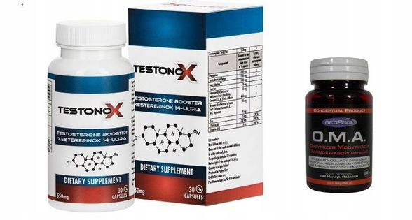 Testonox + OMA prohormon metanabol Mega Masa