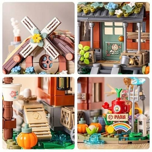 FARMA KLOCKI KONSTRUKCYJNE 899 EL DOMEK NA WSI na Arena.pl