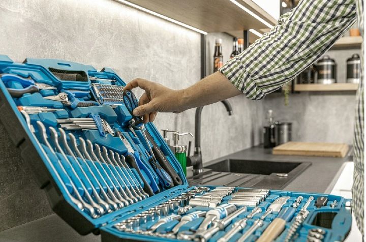 Zestaw Narzędzi Hogert Technik HT1R439 131 el. zdjęcie 6