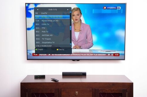 TUNER DEKODER DVB-T2 TV NAZIEMNEJ H.265 HEVC FULL HD USB HDMI PILOT BATERIE na Arena.pl