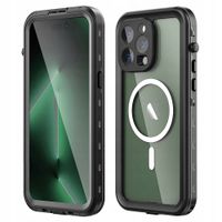 ETUI WODOODPORNE DO IPHONE 14 PRO PANCERNE 360° WODOSZCZELNE Z NÓŻKĄ