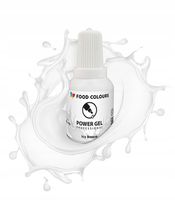 BARWNIK SPOŻYWCZY W ŻELU do kremu lukru Icy Breeze BIAŁY 20g