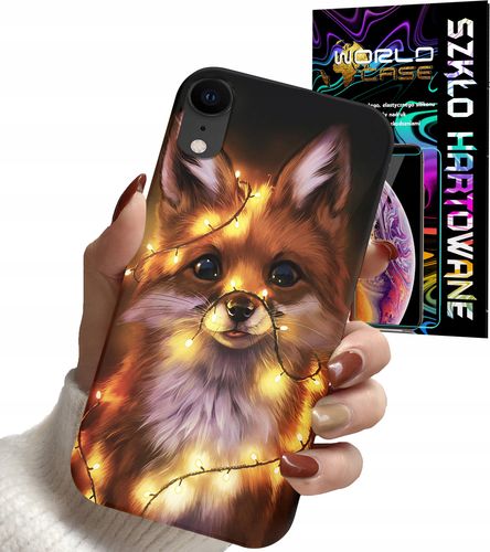 ETUI DO IPHONE XR - ZWIERZĘTA MODNE DAMSKIE WZORY + SZKŁO na Arena.pl