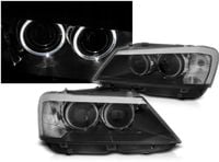 LAMPY BMW X3 F25 10-14R BIAŁE RINGI LED DEPO BLACK
