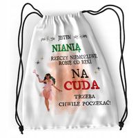 Plecak Dla Niani Sportowy Szkolny Worek Torba Z Nadrukiem Ze Zdjęciem