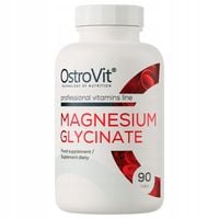 OstroVit Glicynian Magnezu 90 kaps CHELAT 400 mg SKURCZE NERWY Diglicynian