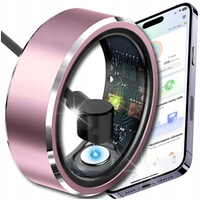 SMART RING INTELIGENTNY PIERŚCIONEK TĘTNO CIŚNIENIE SEN SPORT SMARTRING