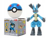 LUCARIO Pokemon Pokeball BOX + Składana Figurka Pokemony z PL