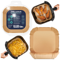 300x WKŁAD DO FRYTKOWNICY BEZTŁUSZCZOWEJ AIR FRYER PAPIER 16 cm WELLHAUS