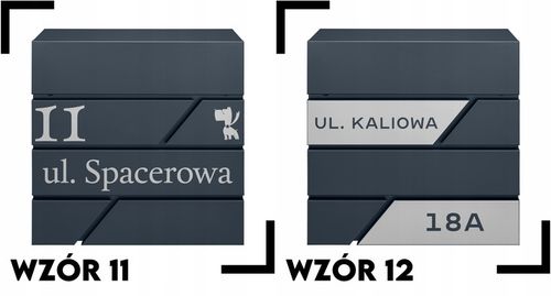 SKRZYNKA POCZTOWA NA LISTY POCZTĘ ANTRACYT NOWOCZESNA +WZÓR NAPIS Z ADRESEM na Arena.pl