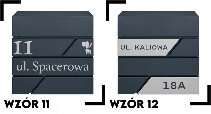 SKRZYNKA POCZTOWA NA LISTY POCZTĘ ANTRACYT NOWOCZESNA +WZÓR NAPIS Z ADRESEM zdjęcie 5