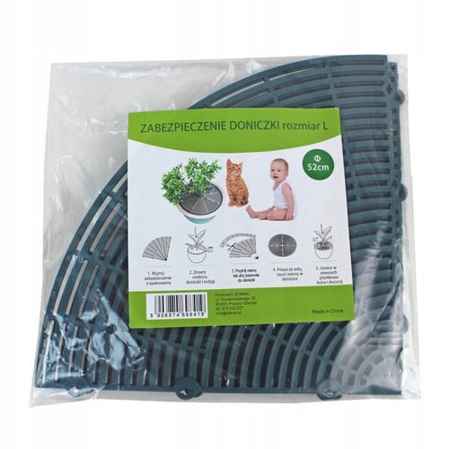 Osłona zabezpieczenie doniczki regulowana 12-52cm na Arena.pl