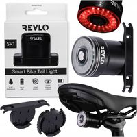 LAMPKA ROWEROWA TYLNA AKUMULATOROWA USB-C Z CZUJNIKEM HAMOWANIA IP-65 MOCNA