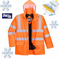 Kurtka Zimowa Wodoodporna Wiatroszczelna Ostrzegawcza Ocieplana Sealtex Xl