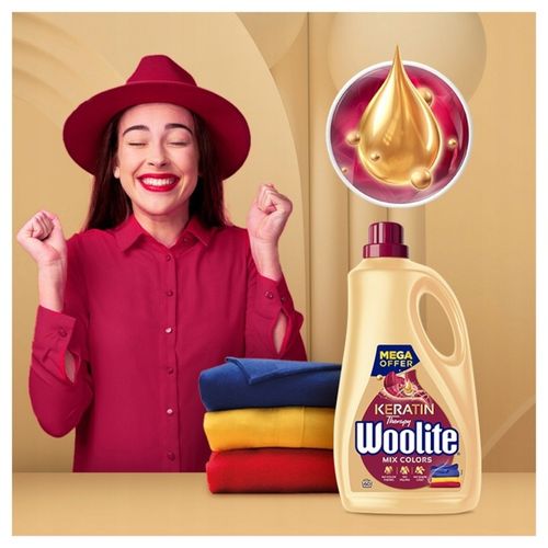Płyn do prania koloru WOOLITE Keratin Therapy Color 60 prań 3,6 l na Arena.pl