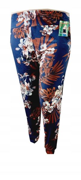 ALLADYNKI SPODNIE HAREMKI -plus size -BAWEŁNA -727 zdjęcie 2