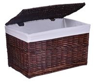 Kufer wiklinowy brązowy 105 L