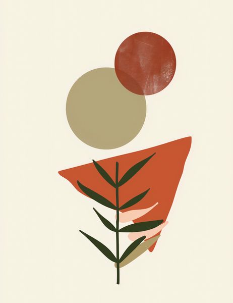 Plakat 50x65cm Organiczne Włókna zdjęcie 1