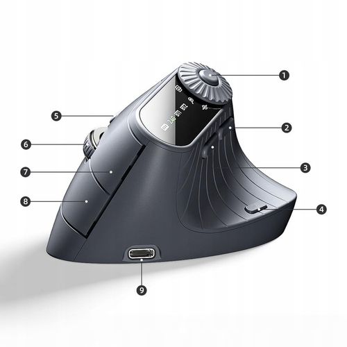 Myszka wertykalna Ergonomiczna pionowa MYSZ bezprzewodowa WiFi Bluetooth BT na Arena.pl