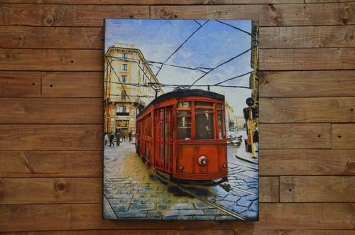 Obraz 3d tramwaj na Arena.pl