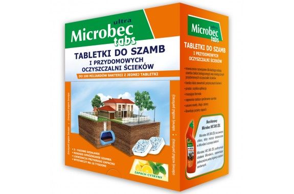 Preparat TABLETKI do szamb ścieków Microbec zdjęcie 4