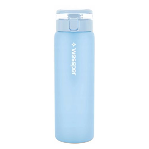 Wessper ActiveMax Clarti Glass Błękitna szklana butelka filtrująca 0,68l na Arena.pl