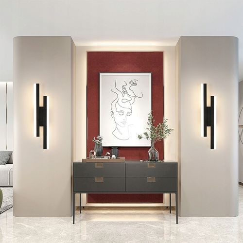 LAMPA LINIOWA SCIENNA LED KINKIET CZARNA ŚCIEMNIALNA NOWOCZESNA DO na Arena.pl