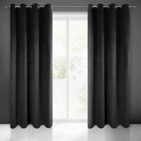 Zasłona gotowa na przelotkach PIERRE 140x250 Pierre Cardin czarna