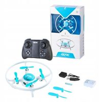 MINI DRON ŁADOWARKA AKUMULATOR OSŁONA PILOT ZAPASOWE ŚMIGŁA AKROBACJE LED