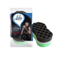 LULA Gąbka do kąpieli i masażu Sport - mix kolorów