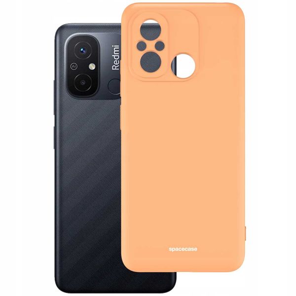 Spacecase Silicone Case Redmi Redmi 12C Orange zdjęcie 2