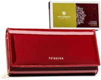 portfel damski skórzany ptn 42106-sbr-0790 red