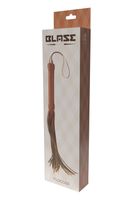 blaze elite flogger cognac vegan leather