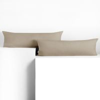 Poszewka dekoracyjna bawełniana AMBER 40x145 cappuccino x2 DecoKing