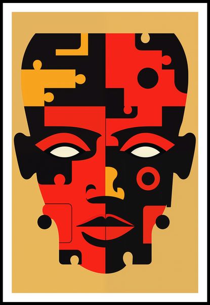 Plakat 61x91,5cm Puzzle Tożsamości zdjęcie 3