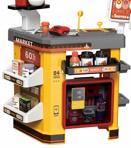 SUPERMARKET SKLEP dla Dzieci PARA Lodówka WIFI KOSZYK OBROTOWA KASA MATADI na Arena.pl