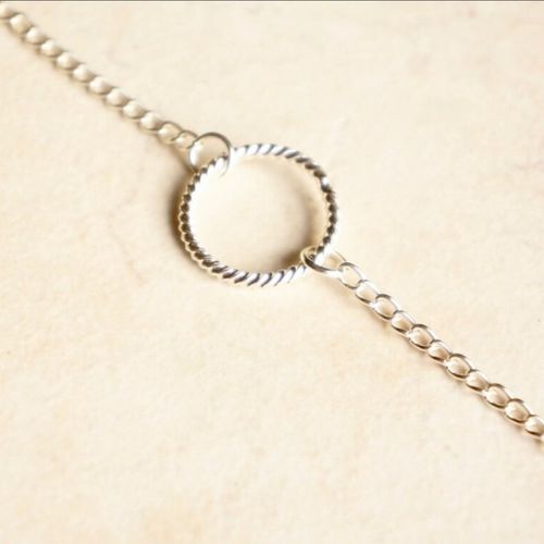 naszyjnik srebry kółko n75 na Arena.pl