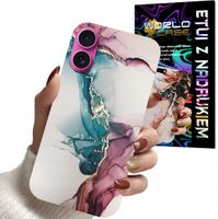 ETUI CASE DO IPHONE 16 PLUS - MARMUR WZORY DLA KOBIET PLECKI OBUDOWA