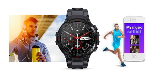 smartwatch giewont czarny gw430-1 na Arena.pl